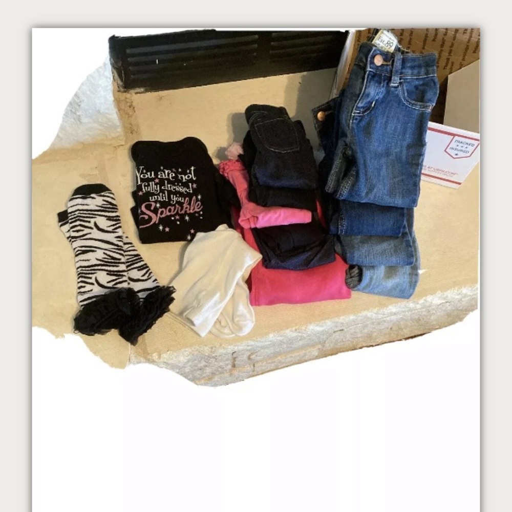 Lot Toddler girl jeans and sweat pants 18 month